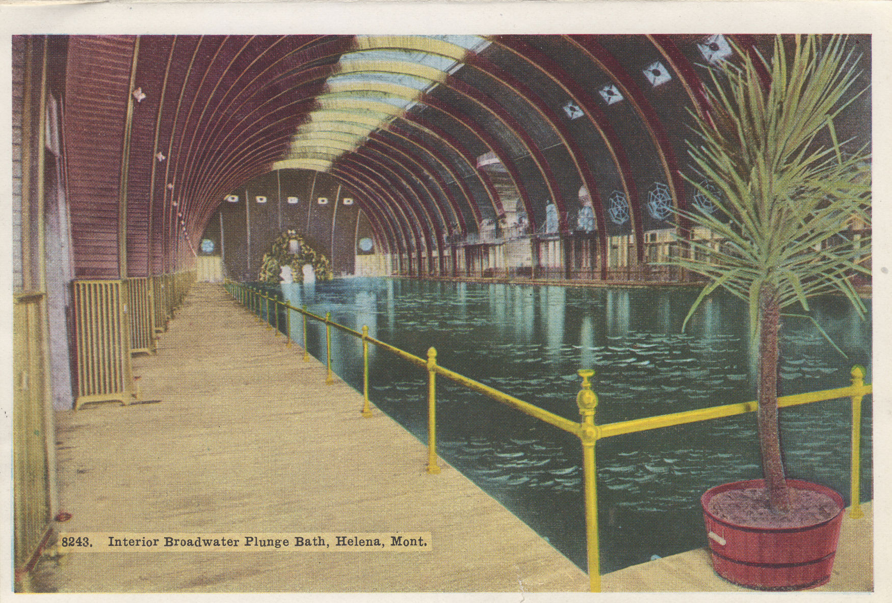 Interior of Broadwater plunge bath